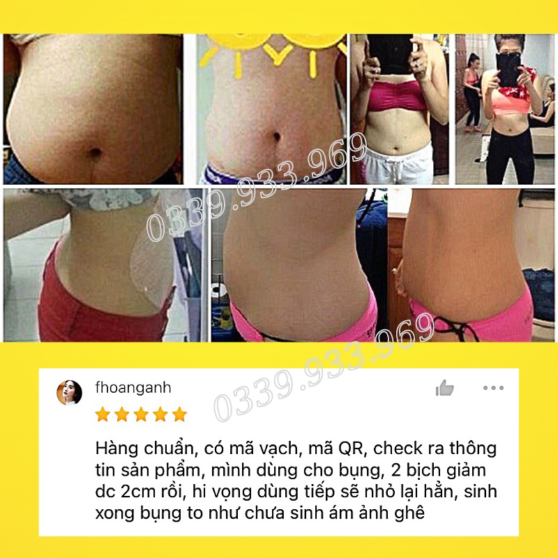 5 Miếng Dán Tan Mỡ Bụng Kroko Thái Lan Navel Paste