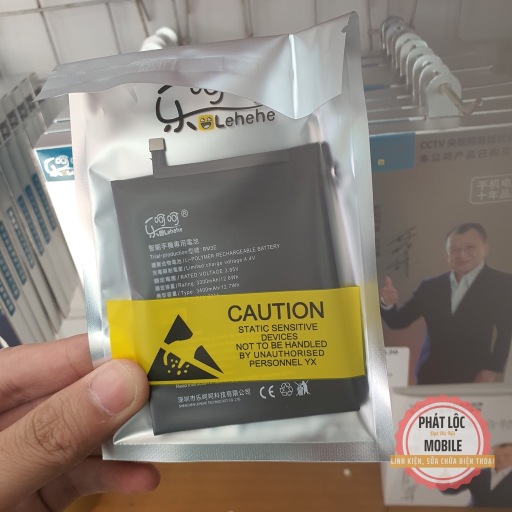 Pin Xiaomi Mi 8 Lehehe dung lượng cao 4000mAh, Mã pin BM3E, Bảo hành 6 tháng
