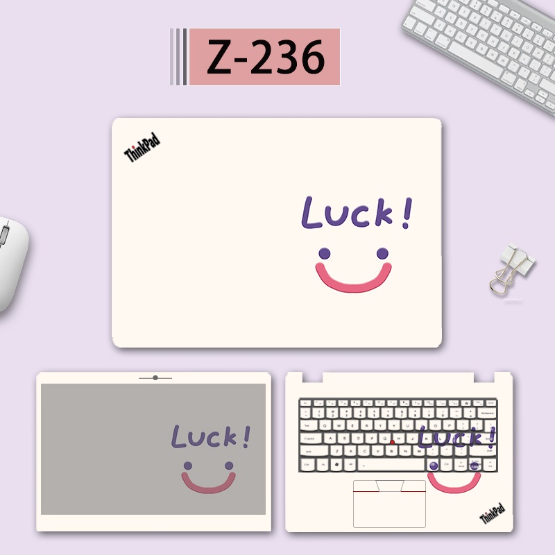 Miếng Dán Màu Trơn Họa Tiết Sợi Carbon Đơn Giản Cho Lenovo ThinkPad X1 P15v / E15 / E14 S2 Gen6 E480 T14 Sharp 15.6 "