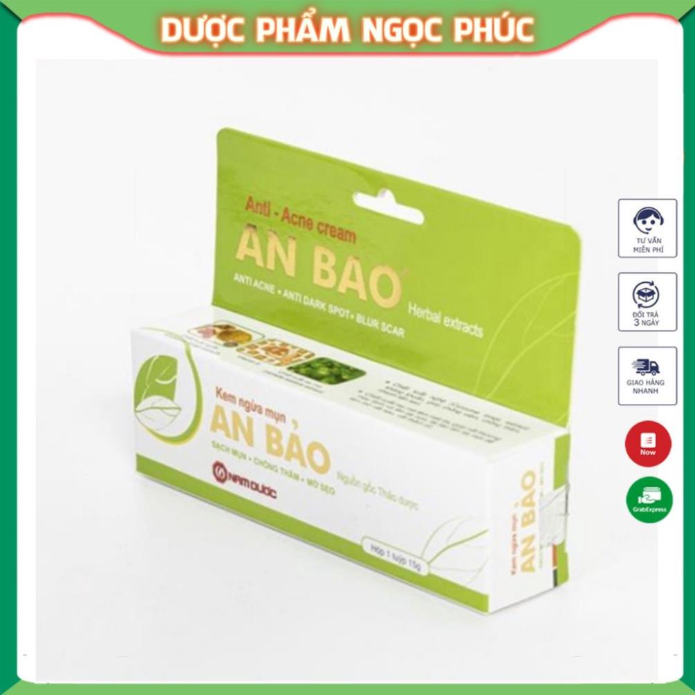 Kem ngừa mụn An Bảo 15g , chống thâm giúp da mềm mại, mát, mịn-𝘿𝙋_𝙉𝙜𝙤̣𝙘 𝙋𝙝𝙪́𝙘