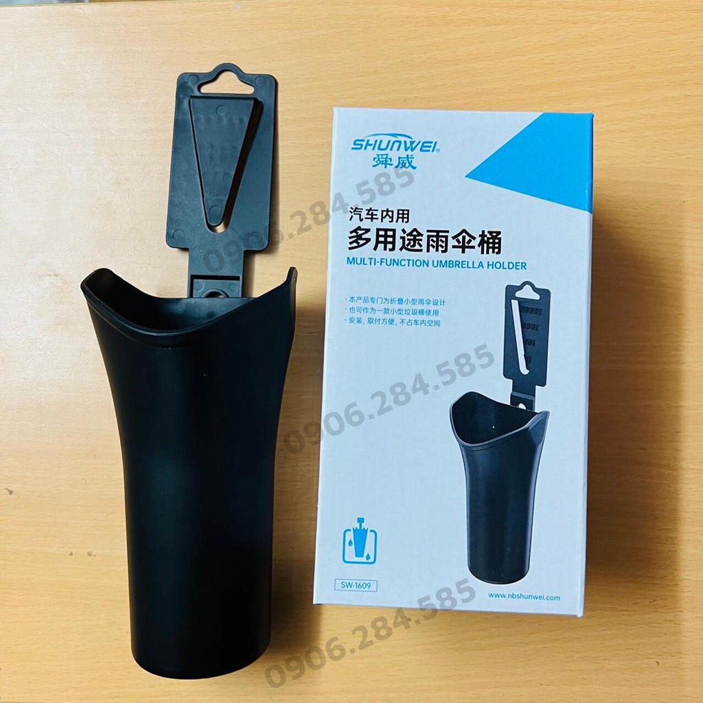 Cốc Đựng Ô Dù, Đựng Bình Nước Treo Ghế Xe Hơi, Hộp Đựng Đồ Đa Năng Trên Ô Tô Kèm Móc Treo
