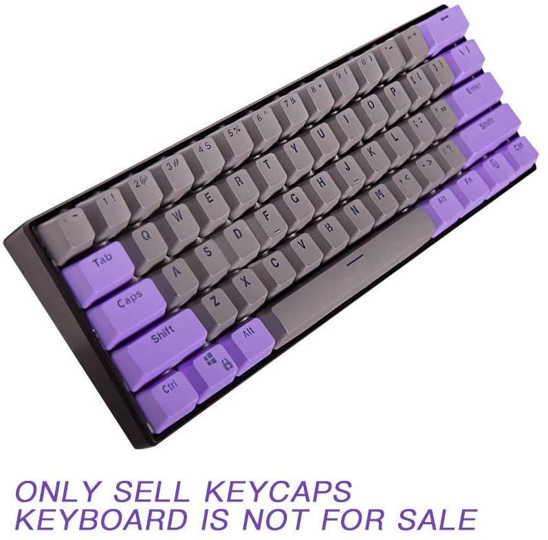 Keycap, 61 key PBT keycaps Sự kiện đặc biệt Keycaps, bàn phím cơ hai màu có đèn nền keycaps GH60 / RK61 / ALT61 / Annie / GK61 keycaps poker keycaps chơi game (chỉ bán keycaps)