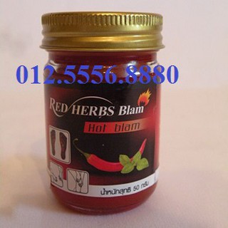 DẦU CÙ LÀ ĐỎ (ỚT) Thái Lan 50g