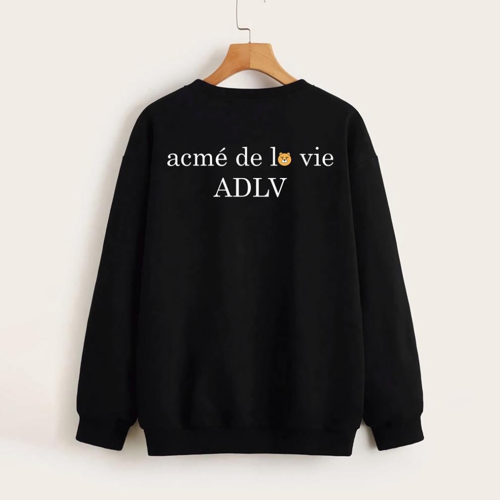 Áo nỈ Sweater ADLV Kakao Đen, Trắng - Chất Nỉ Dài Tay Form Rộng  - Unisex Nam Nữ KKim Shop