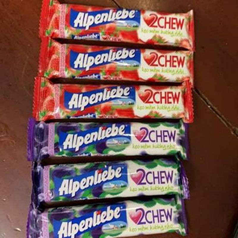 Kẹo Alpenliebe 2 chew vị trái cây