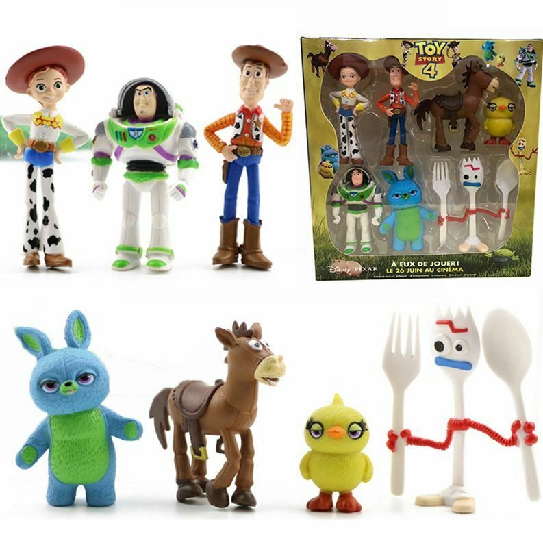 Set 7 Mô Hình Nhân Vật Trong Phim Toy Story 4