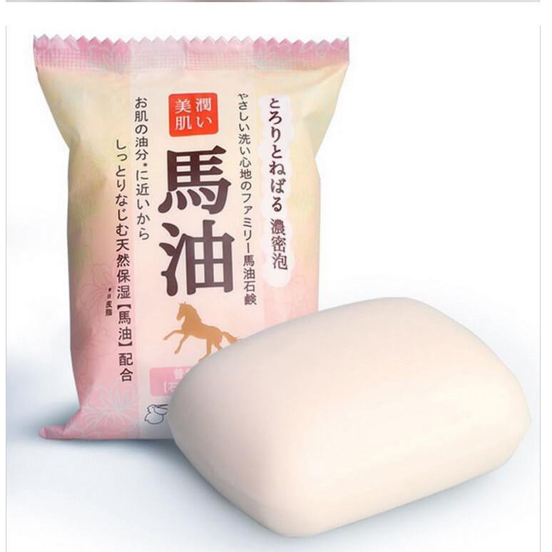 Xà Phòng Dành Cho Mặt Chiết Xuất Dầu Ngựa Pelican Horse Oil Soap 80g