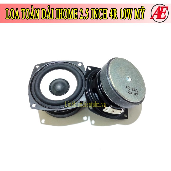 Loa Toàn Dải IHome 2.5 inch 4R 10W Mỹ