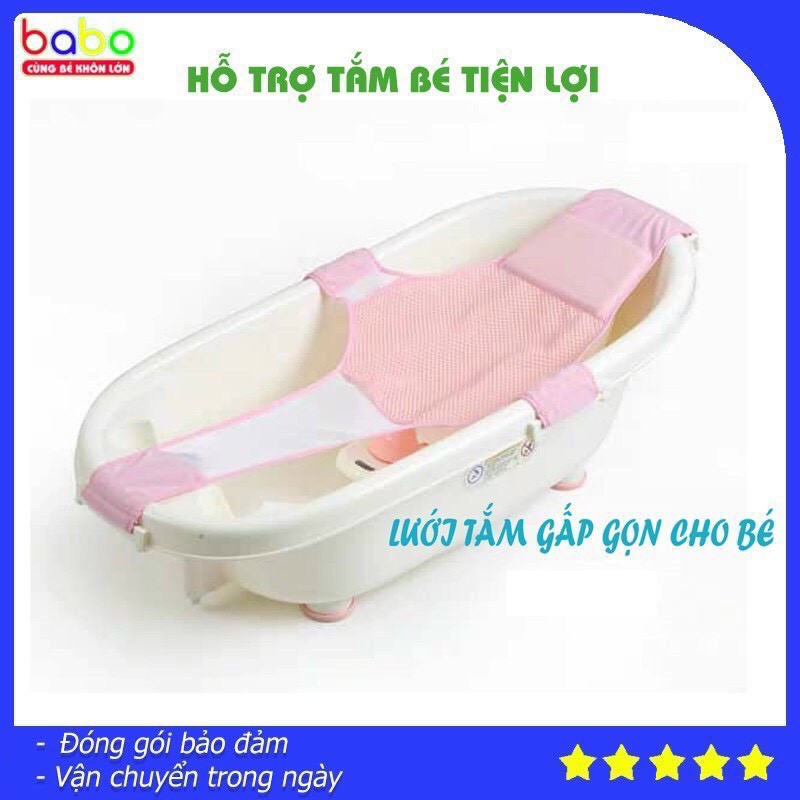 LƯỚI TẮM GẤP GỌN CHO BÉ SƠ SINH - AN TOÀN - Sử dụng dễ dàng mọi loại chậu tắm