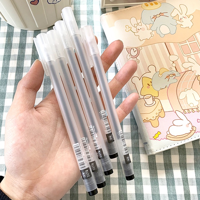 Bút gel đen WINZIGE bút bi nước ngòi 0.5mm chất lượng cao muji văn phòng phẩm đồ dùng học tập giá rẻ