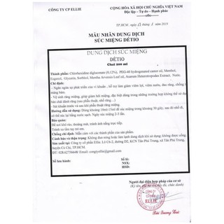 Nước Súc Miệng  Détio - - SCenter