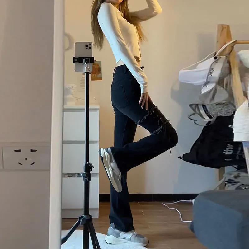 COZOK Quần jean COZOK ống loe lưng cao tôn dáng thiết kế hợp thời trang