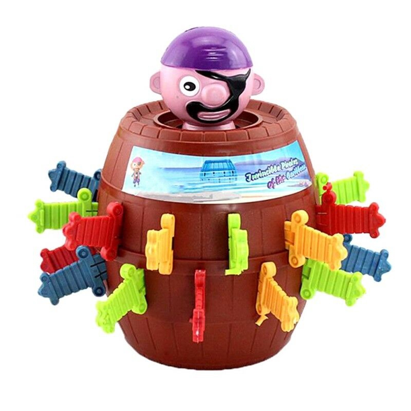 Đồ chơi trẻ em vui nhộn tiện ích thùng trò chơi cướp biển may mắn pop up