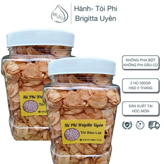 Tỏi cắt lát chiên giòn ⚡ CAO CẤP ⚡ 1kg tỏi thường xắt lát chiên giòn thơm ngon, đảm bảo chất lượng