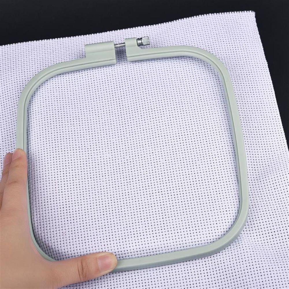 Khung Thêu Bằng Nhựa Hình Vuông Có Thể Điều Chỉnh