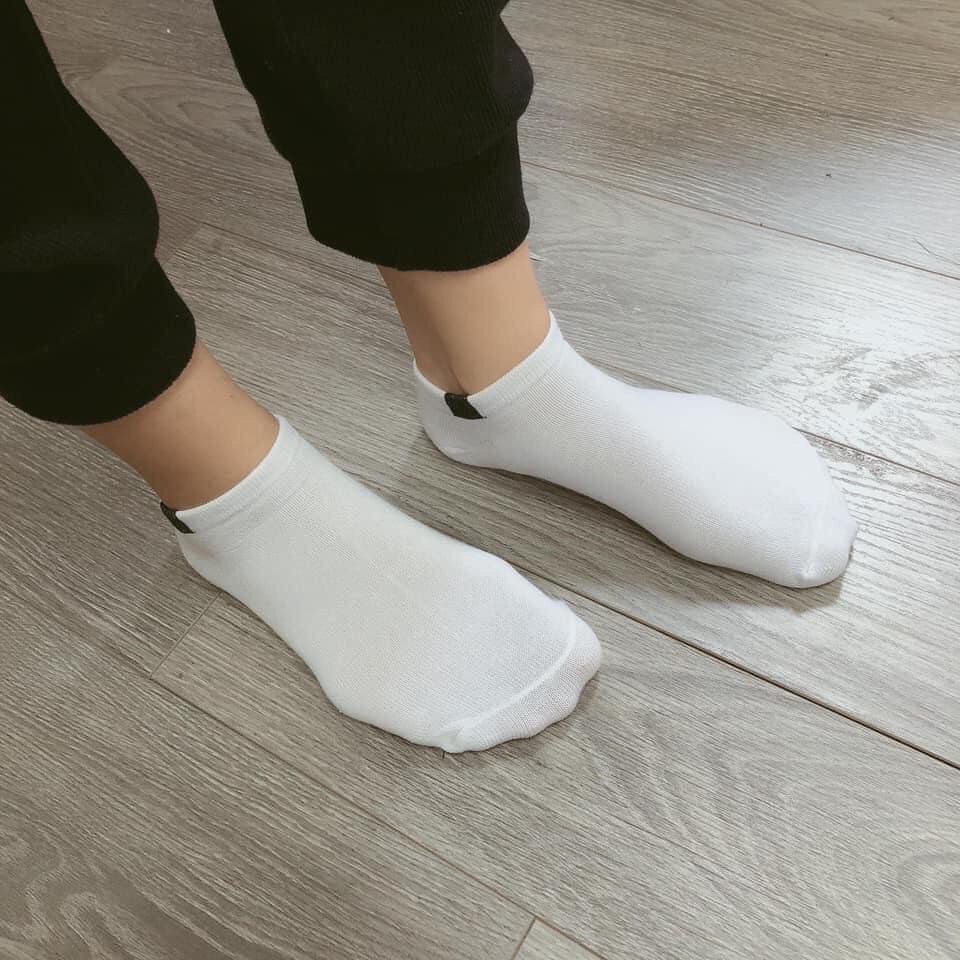 Tất nam nữ Unisex trắng nhiều màu Vớ tất nữ nam unisex