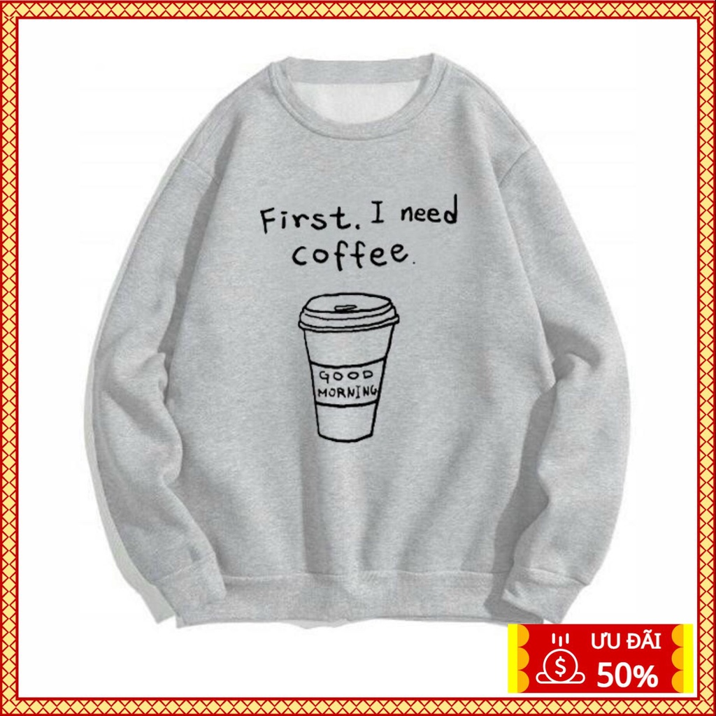 Áo khoác nỉ nam nữ Coffe Sumix Shop, Áo sweater hoodie from rộng | BigBuy360 - bigbuy360.vn