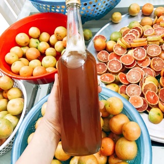 Chanh đào ngâm mật ong