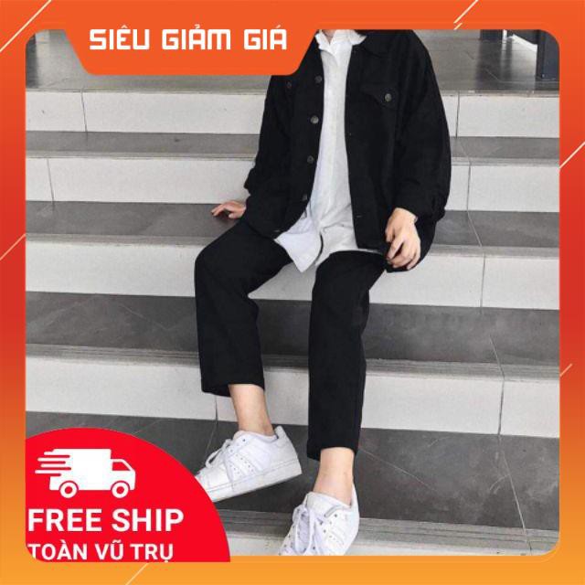 [ Hình thật] Áo khoác kaki Unisex nhiều màu