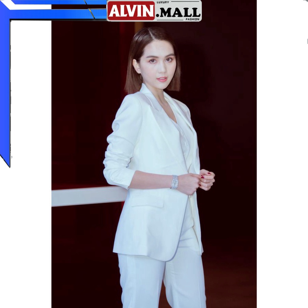 ✨Hình khách FEEDBACK✨ Bộ Vest Nữ Thời Trang Cao Cấp Trắng