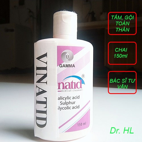 Sữa tắm rửa mặt  Vinatid - Chai 150 ml