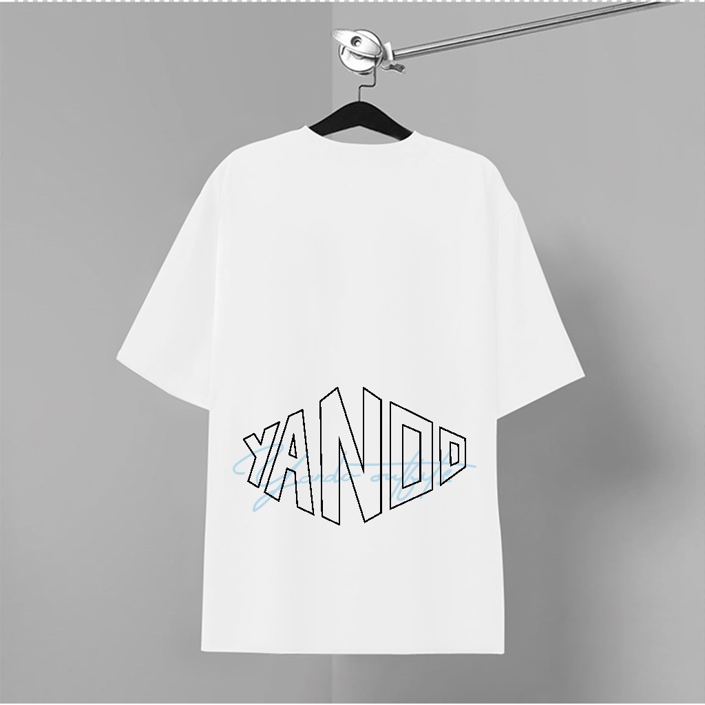 Áo Thun Tay Lỡ Nam Nữ Form Rộng YANDO OUTFITS YD004 Cotton 2 Chiều