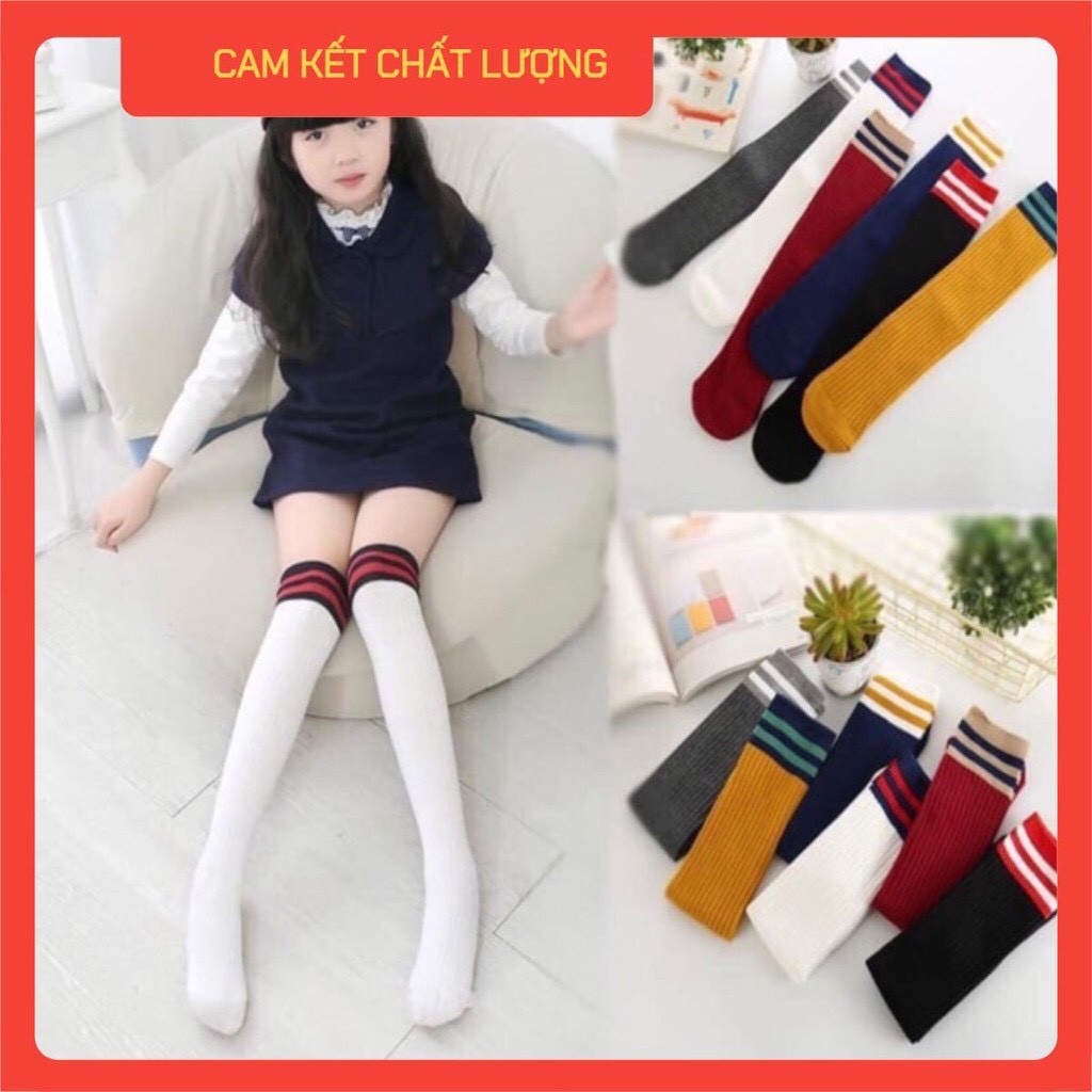Tất len cổ cao giả bốt bé gái size cho bé 3-15 tuổi