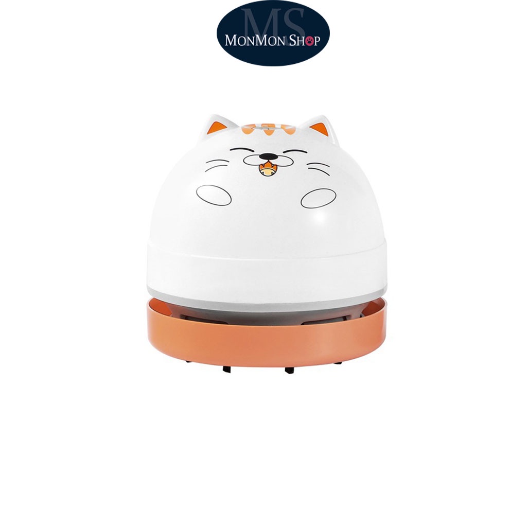 Đồ Chơi Máy Hút Bụi Mini Cầm Tay Hình Con Mèo Siêu Kute sạc Pin cổng micro USB tiện lợi chất lượng đảm bảo