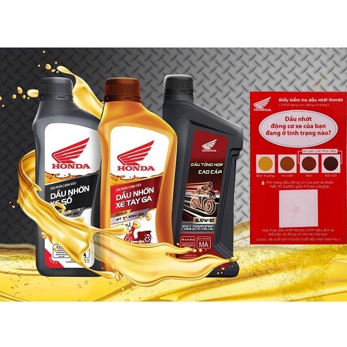 Dầu Nhớt Honda chính hãng dành cho xe số 0,8l 10W_30 và xe ga 10w_30 0,8l