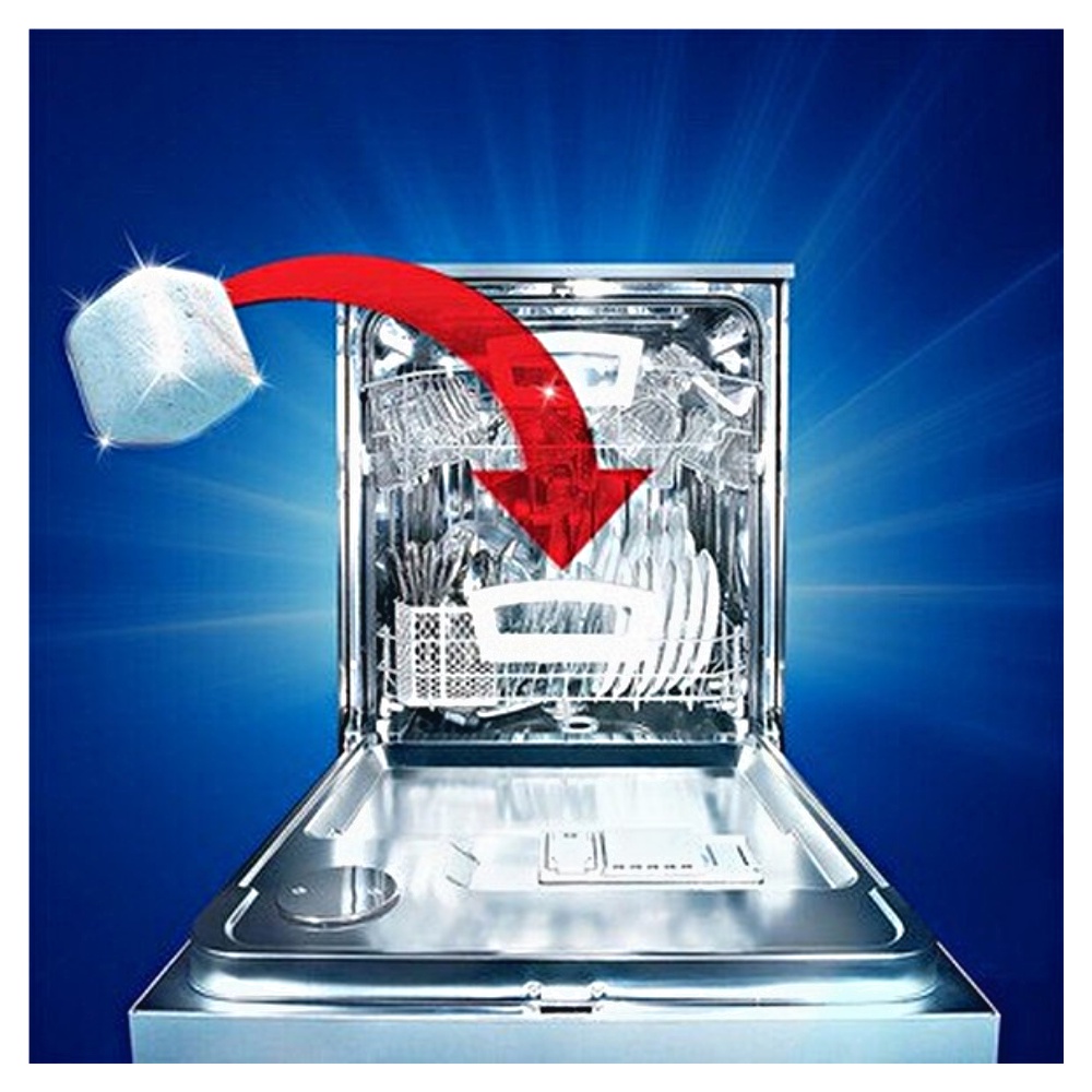 Combo vệ sinh máy rửa bát Finish Vỉ 3 viên+Treo Khử mùi máy, dùng vệ sinh làm sạch máy rửa bát.