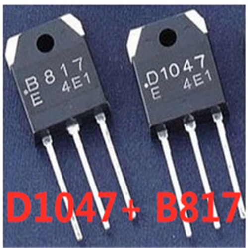 (5 B817 10 chiếc D1047 x 2SD1047 + 5x 2SB817) Bộ chuyển đổi công suất khuếch đại âm thanh TO-3P, đảm