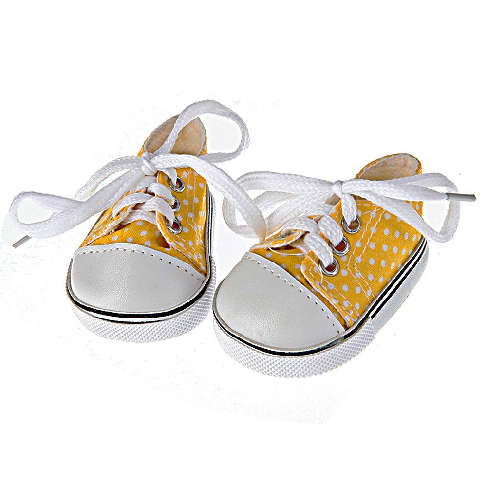 Giày Vải Canvas Thời Trang Cho Búp Bê 18Inch 7cm