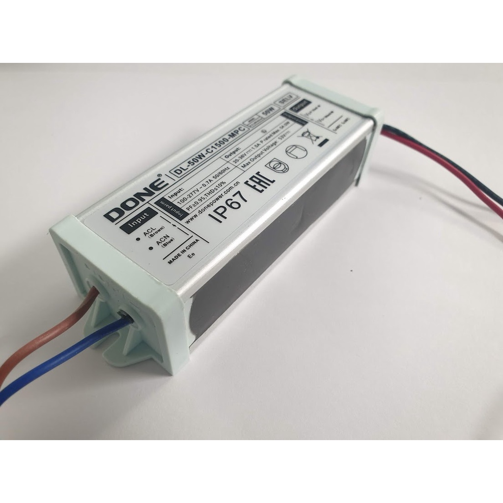 NGUỒN DONE DL 50W + CHIP ĐÈN LED 50W Briglux 20v-36v, tặng keo tản nhiệt