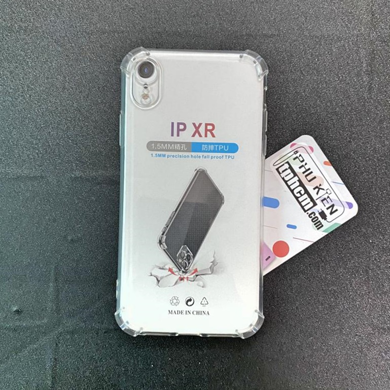 Ốp lưng iPhone XR dẻo Trong suốt Chống sốc | WebRaoVat - webraovat.net.vn