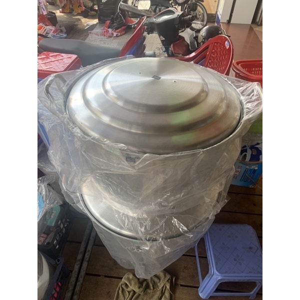 Nồi Nhôm Nắp Mô  Size Lớn 62 , 64 , 66 , 68 , 70 , 72cm