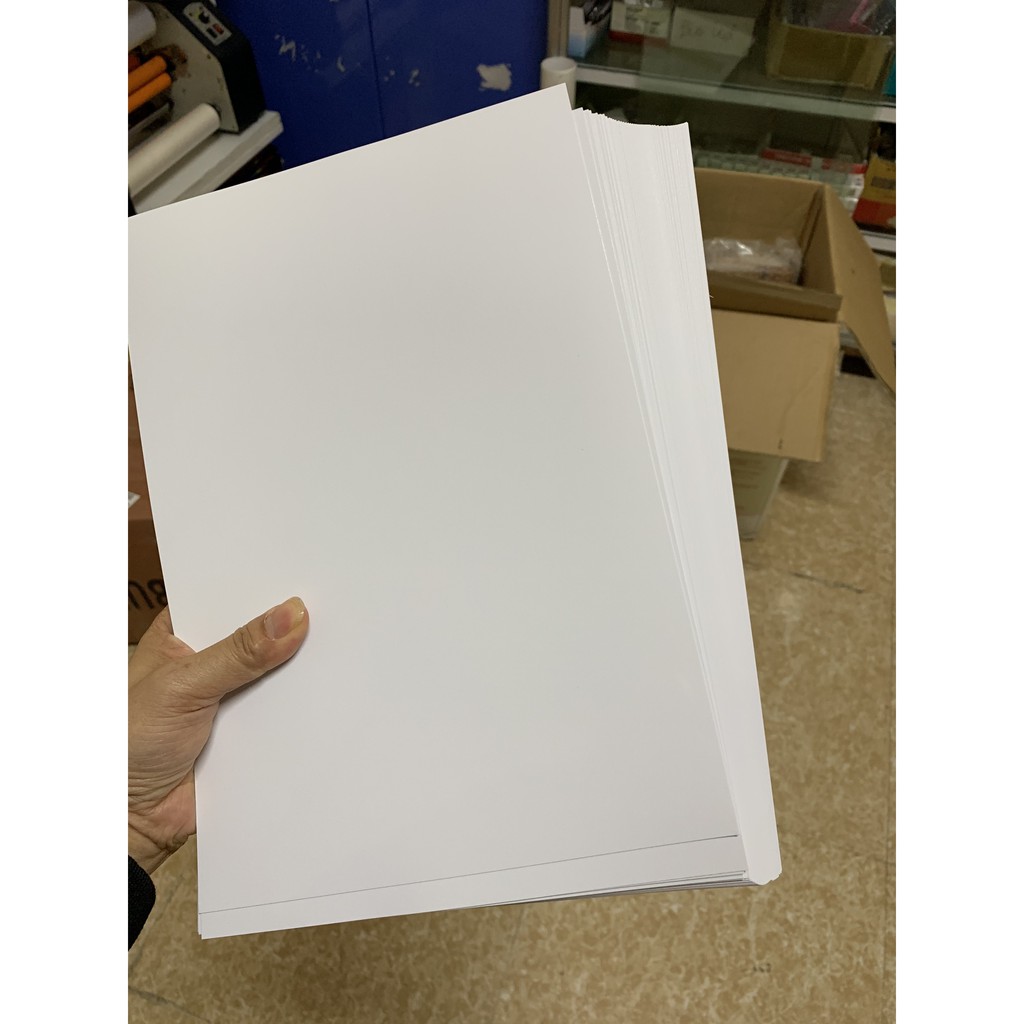 Giấy in ảnh kimmai 260gms - giấy in couche bóng 2 mặt A4
