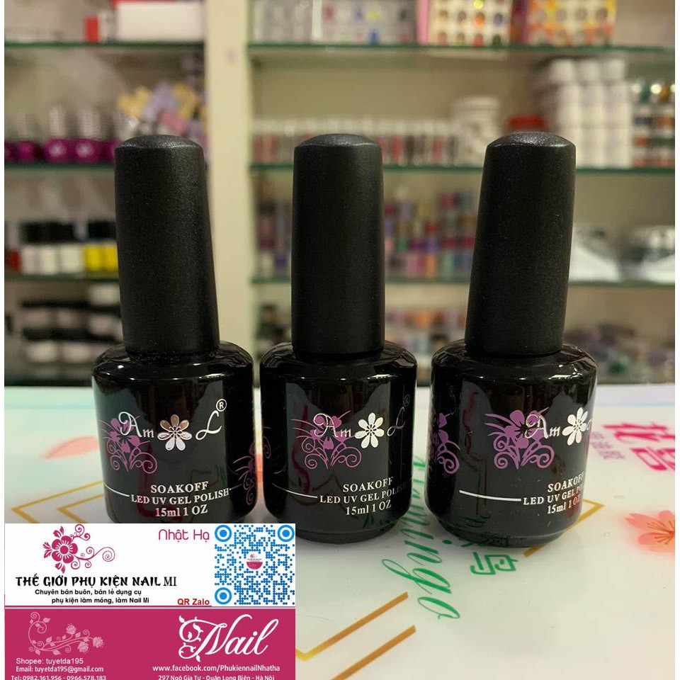 Gelish AML (Base - Cứng móng - Top - Dầy Móng)