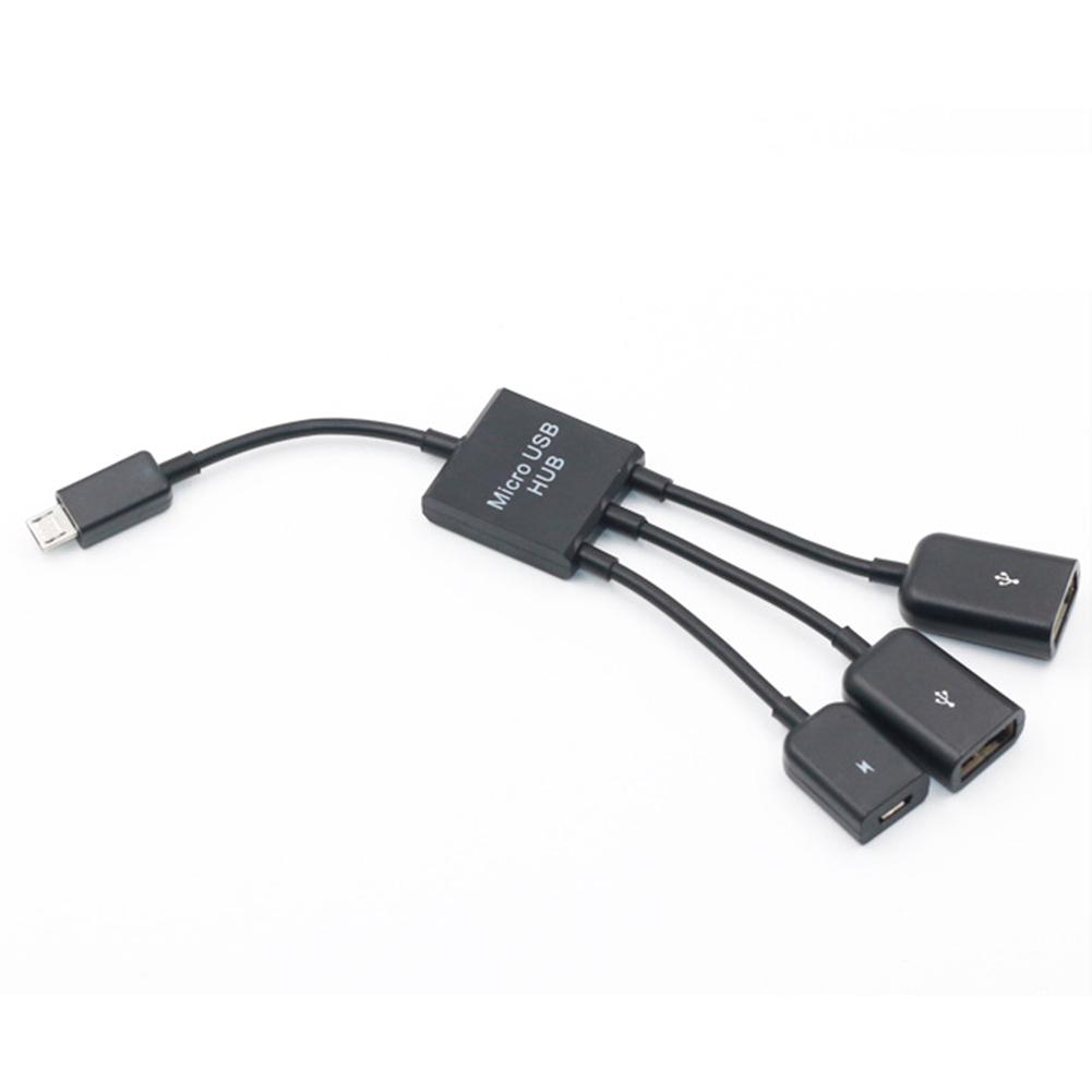 Dây cáp OTG chia cổng Micro USB cho điện thoại Android