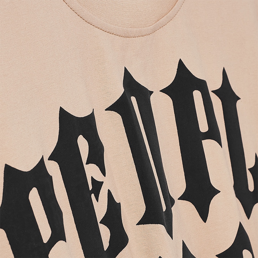 BLANK | Áo Thun PHMF Tay Lỡ Unisex - Đen-Trắng-Tan-Nâu Cổ Tròn