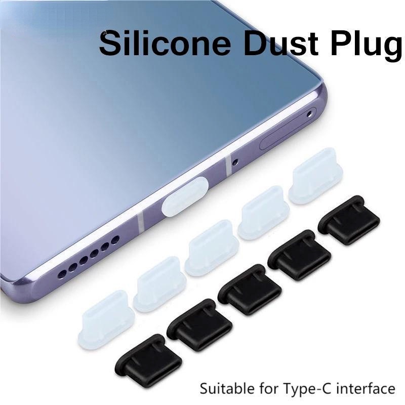 Silicone Nút Silicon Bịt Cổng Type-C / USB / iPhone Chống Nước Chống Bụi Chống Ăn Mòn Cho Type-C & USB Android iPhone