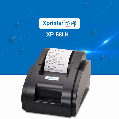 ❍►Máy in nhiệt khổ 58 Xprinter XP-58IIH + Free 5 cuộn giấy