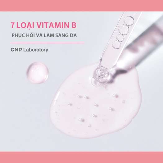 Lọ tinh chất hồng 7 loại Vitamin B phục hồi và làm sáng da CNP Laboratory Vita-B Energy Ampule