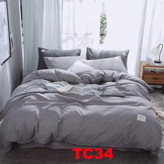 Bộ chăn ga gối cotton Tici TC34 set 4 món đẹp hiện đại