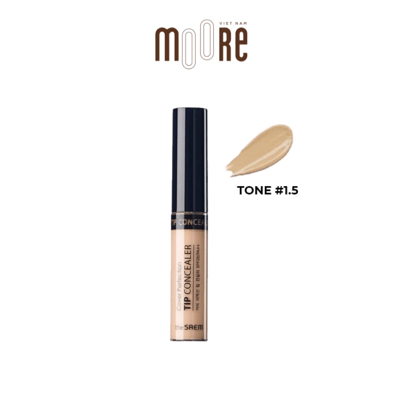 Kem che khuyết điểm The Saem Cover Perfection Tip Concealer SPF28 PA++ 6.5g