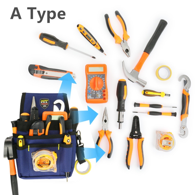 Túi đựng dụng cụ sửa chữa đeo hông sức chứa lớn tiện dụng đa năng