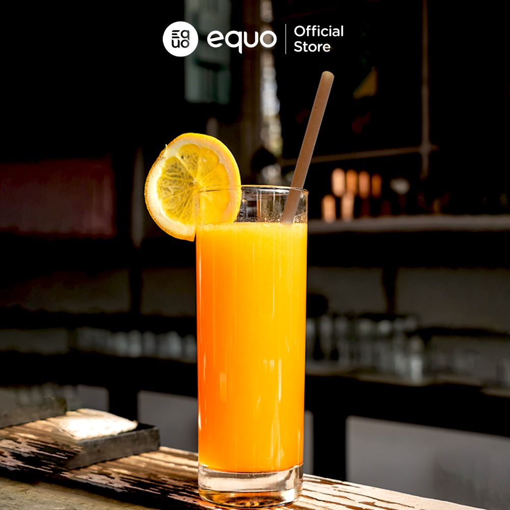 Ống hút cà phê EQUO không tan trong nước thùng 1000 size smoothies 8x200mm