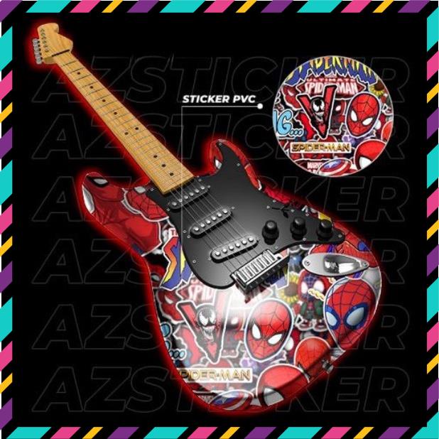 Sticker Spider Man, Dán Nón Bảo Hiêm, Điện Thoại, Laptop, Chống Nước, Chống Bay Màu