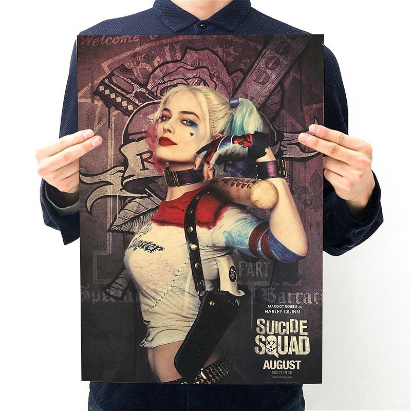 Poster treo tường bằng giấy Kraft hình nhân vật phim Biệt đội cảm tử | BigBuy360 - bigbuy360.vn