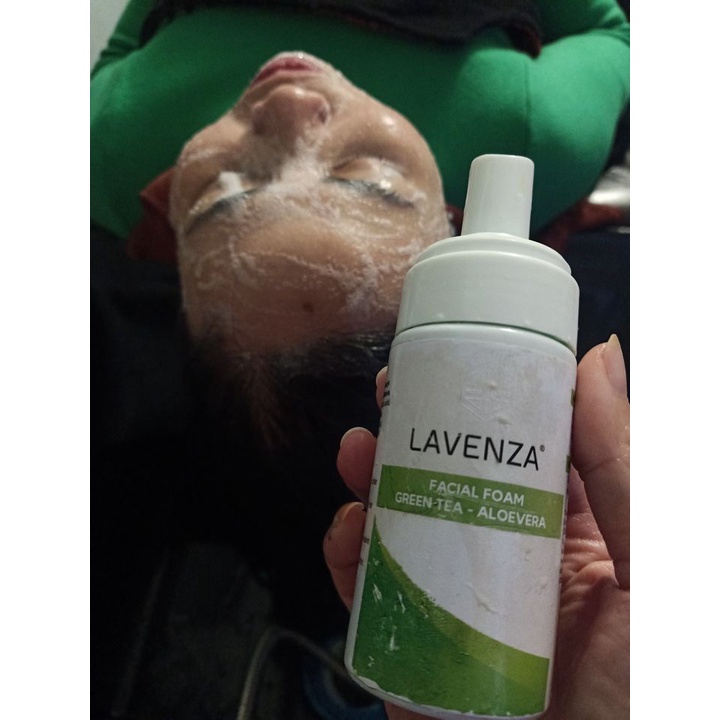 Sữa rửa mặt LAVENZA dạng bọt trắng da 150ml - chiết xuất từ tinh chất trà xanh, lô hội | BigBuy360 - bigbuy360.vn