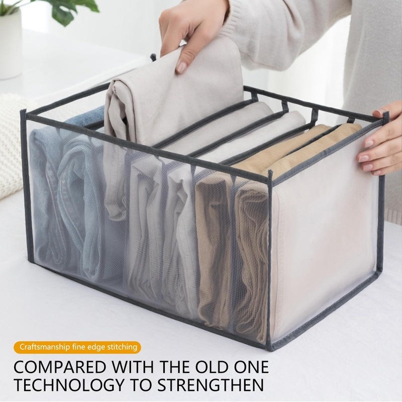 Hộp đựng quần áo 7 ngăn tiện lợi